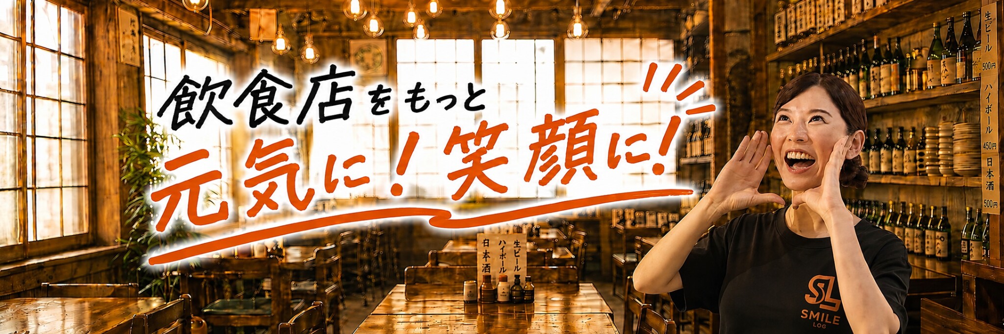 飲食店をもっと元気に！笑顔に！ 株式会社SMILE LOG